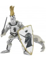 Фигурка Papo The Medieval Era – Рицар на Черния еднорог