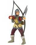 Фигурка Papo The Medieval Era – Рицар с лък, в червени доспехи