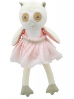 Парцалена кукла The Puppet Company - Бухал с рокля, 30 cm