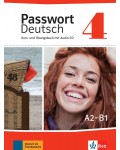 Passwort Deutsch Neu 4: Kurs- und Ubungsbuch + CD / Немски език - ниво А2-В1: Учебник и учебна тетрадка + CD