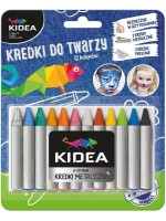 Пастели за лице Kidea - 12 цвята