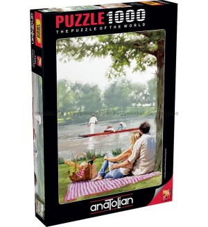 Пъзел Anatolian от 1000 части - Пикник край реката