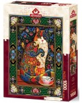 Пъзел Art Puzzle от 1000 части - Кралска котка
