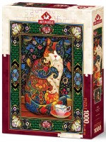 Пъзел Art Puzzle от 1000 части - Кралска котка
