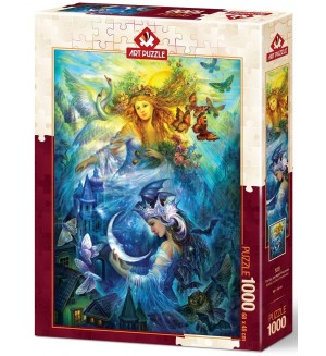 Пъзел Art Puzzle от 1000 части - Принцеси на деня и нощта