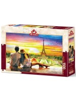 Пъзел Art Puzzle от 1500 части - Романтичен залез