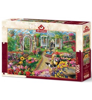 Пъзел Art Puzzle от 1500 части - Цветен рай