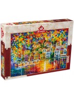 Пъзел Art Puzzle от 2000 части - Цветно пристанище
