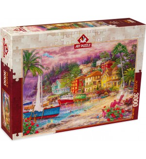 Пъзел Art Puzzle от 3000 части - Край морето