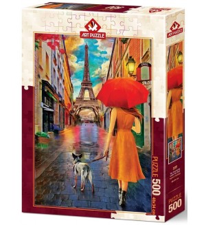 Пъзел Art Puzzle от 500 части - Под дъжда