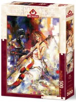 Пъзел Art Puzzle от 500 части - Виолончелистка Пъзел Art Puzzle от 500 части - Виолончелистка