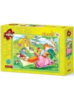 Пъзел Art Puzzle от 50 части - Крадец на кокошки