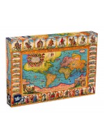 Пъзел Black Sea Lite от 1000 части - Антична карта на света, 1632 г.