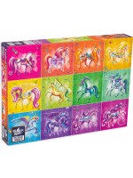 Пъзел Black Sea Premium от 1000 части - Цветни еднорози