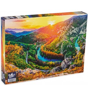 Пъзел Black Sea Premium от 1000 части - Утро над Балкана