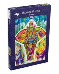 Пъзел Bluebird от 1000 части - Elephant -  Puzzle 1,000 pieces
