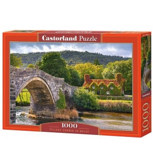 Пъзел Castorland от 1000 части - Къща в Уелс
