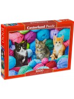 Пъзел Castorland от 1000 части - Котета в прежди Пъзел Castorland от 1000 части - Котета в прежди