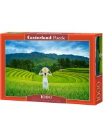 Пъзел Castorland от 1000 части - Оризови поля във Виетнам