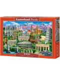 Пъзел Castorland от 1000 части - Популярни забележителности