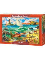 Пъзел Castorland от 1000 части - Уикенд на морския бряг