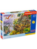 Пъзел Castorland от 200 части - Долината на динозаврите
