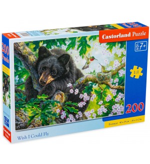 Пъзел Castorland от 200 части - Мече