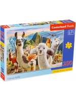 Пъзел Castorland от 200 части - Селфи с лами