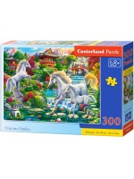 Пъзел Castorland от 300 части - Градината на еднорозите