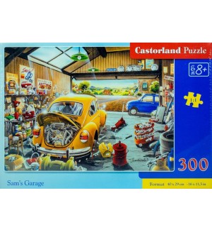 Пъзел Castorland  от 300 части - Ретро гараж