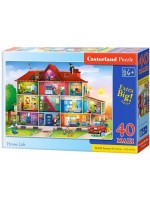 Пъзел Castorland от 40 XXL части - Голямата къща