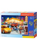 Пъзел Castorland от 40 XXL части - На бензиностанцията