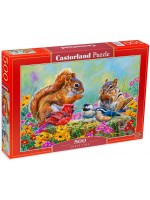 Пъзел Castorland от 500 части - Горски лакомства