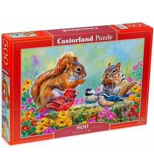 Пъзел Castorland от 500 части - Горски лакомства