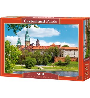 Пъзел Castorland от 500 части - Кралският замък Вавел, Краков, Полша