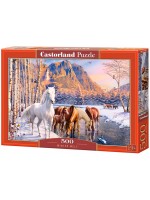 Пъзел Castorland от 500 части - Зимна приказка