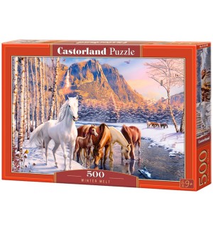 Пъзел Castorland от 500 части - Зимна приказка