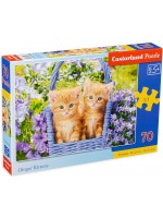Пъзел Castorland от 70 части - Сладки котенца Пъзел Castorland от 70 части - Сладки котенца