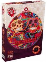 Пъзел-часовник Art Puzzle от 570 части - Цветно празненство
