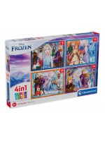 Пъзел Clementoni 4 в 1 - Замръзналото кралство
