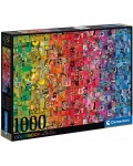Пъзел Clementoni от 1000 части - Абстрактен колаж