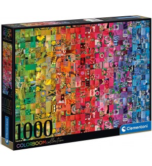 Пъзел Clementoni от 1000 части - Абстрактен колаж