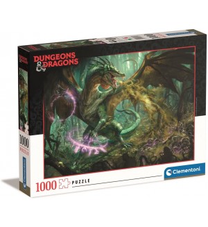 Пъзел Clementoni от 1000 части - Dungeons & Dragons