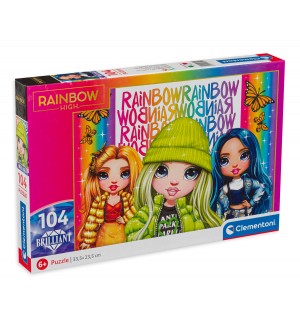 Пъзел Clementoni от 104 части - Rainbow High