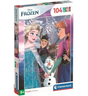 Пъзел Clementoni от 104 части - Замръзналото кралство