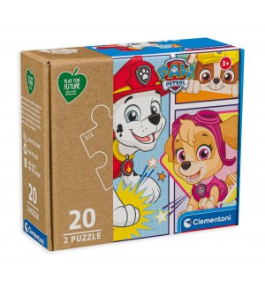 Пъзел Clementoni от 2 x 20 части - Пес Патрул