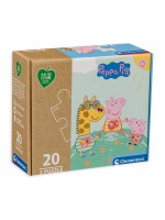 Пъзел Clementoni от 2 x 20 части - Прасенцето Пепа