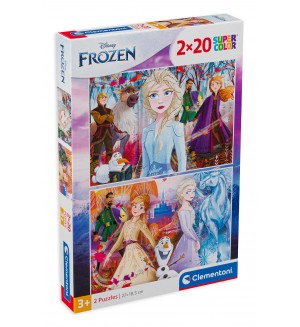Пъзел Clementoni 2 x 20 части - Frozen 2
