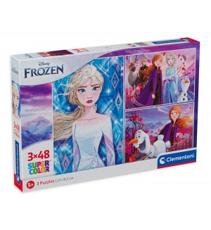 Пъзел Clementoni 3 x 48 части - Frozen 2