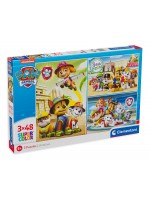 Пъзел Clementoni от 3 x 48 части - Пес патрул